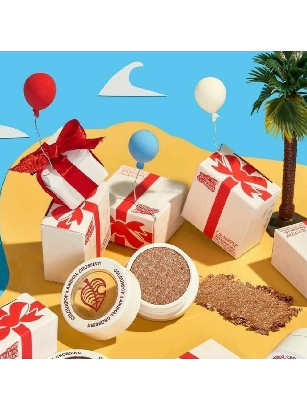 ColourPop x Animal Crossing New Horizons Balloon Pop Super Shock Eye Shadow